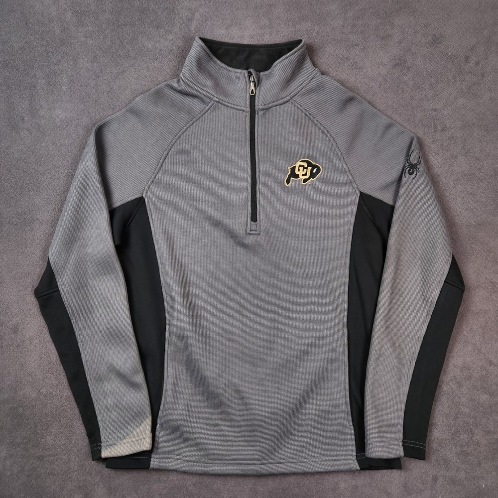 Colorado Buffaloes Spyder Constant Half Zip Sweater Mens Medium‎ Pullover Jacket